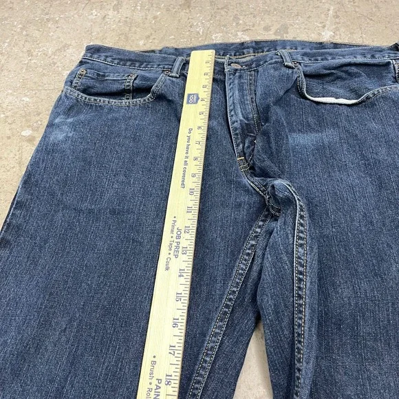 Levis Jeans Men 38x31 Blue Pants 559 Relaxed Straight Baggy Dark Denim Tag 38x32 - Picture 13 of 16
